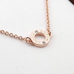 Coach Paved Open Circle Necklace Like New